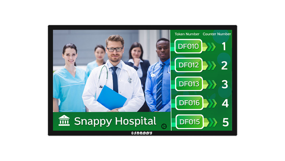 Snappy | Queue Status Display System - 32inch CD-ER89-QDS