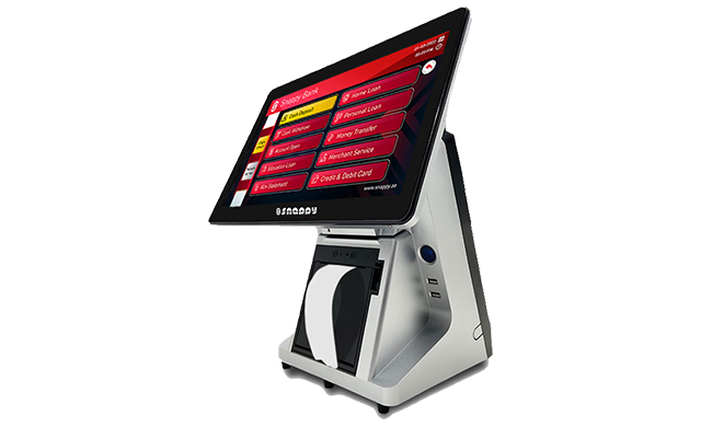 Snappy 14-inch Ticket Dispenser Desktop for Interactive Use