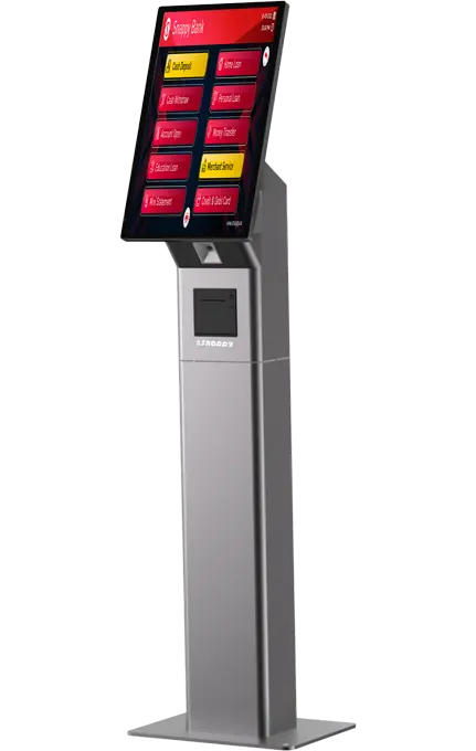 Snappy Ticket Dispenser Freestand 21.5 Inch for Efficient Ticket Management model-SNY-FS-TDK-215