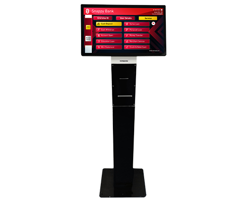 Snappy Ticket Dispenser Freestand 21.5 Inch for Efficient Ticket Management