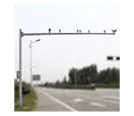 Rust-resistant CCTV pole