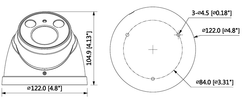 Eyeball IR - IP-ED8MVFC-US3