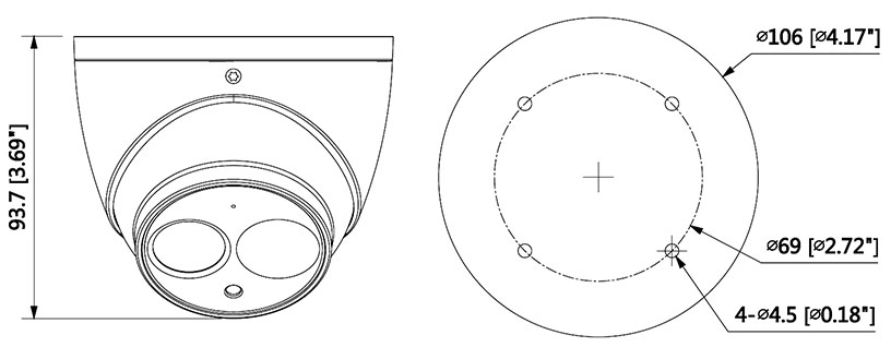 Eyeball IR - IP-ED8FC-US3