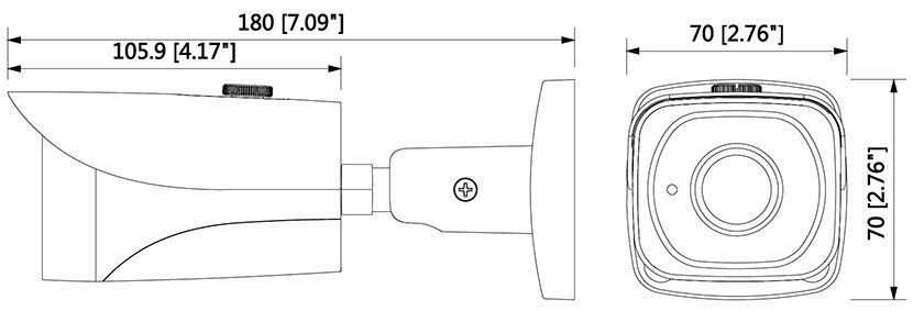 Mini Bullet IR - IP-MB8MVFC-US3