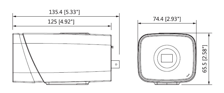 2 Megapixel Starlight Bullet AI Network Camera