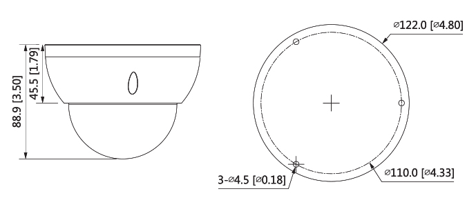 4mp vari focal dimension