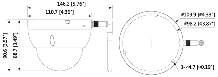 1.3mp-mini-dome-camera-dimension