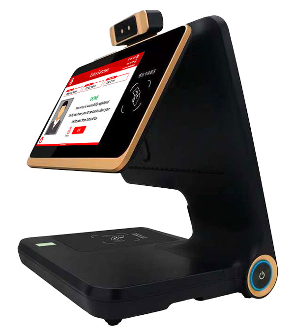 Digital Visitor  model-SE-CG018 Registration Desk Mount for Secure and Paperless Visitor Logs-2