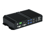 snappy front side view of a visitor digital log book server server device for check-in and registration