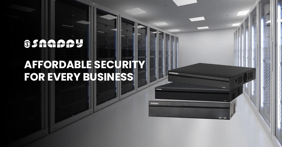 Snappy NVR units in a server room