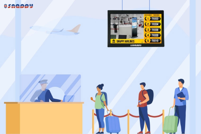 Queue Management System in airport