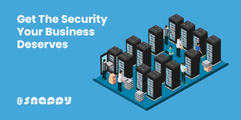 Illustration of IT professionals managing server racks