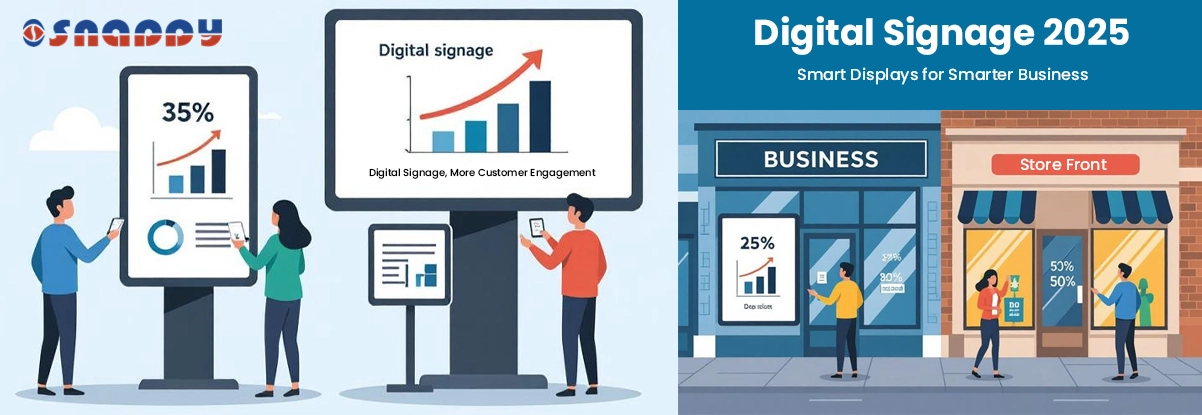 Interactive digital signage solutions for boosting foot traffic and customer engagement