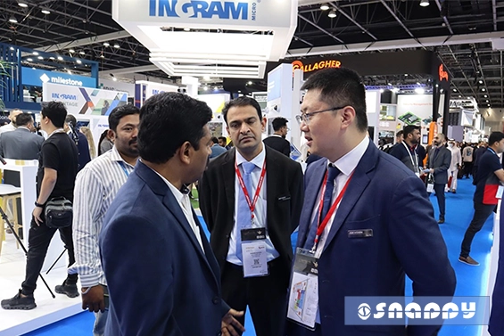 Snappy exhibits smart security solutions at INTERSEC 2018 Dubai, a premier global security and safety exhibition.