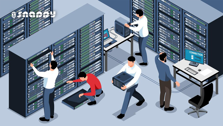 Snappy network recorder systems in a modern server room