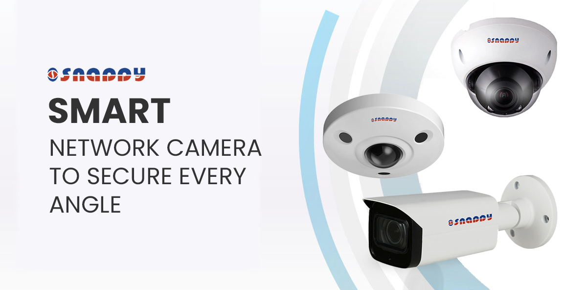 Snappy smart network cameras for complete angle security in surveillance systems