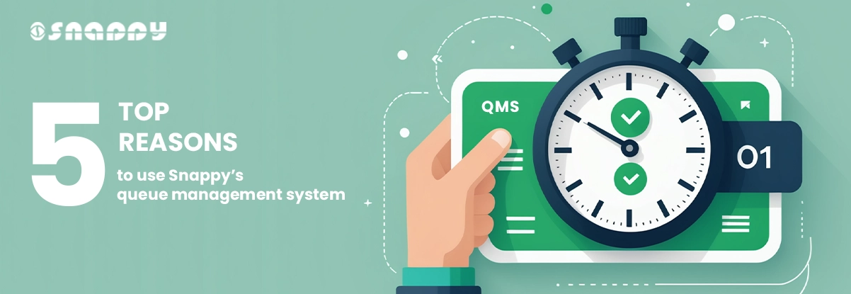 Snappy Queue Management System for reducing wait times and improving customer flow efficiency