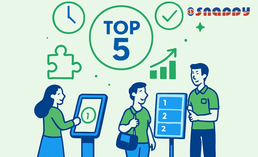 Snappy queue system improving customer service and efficiency
