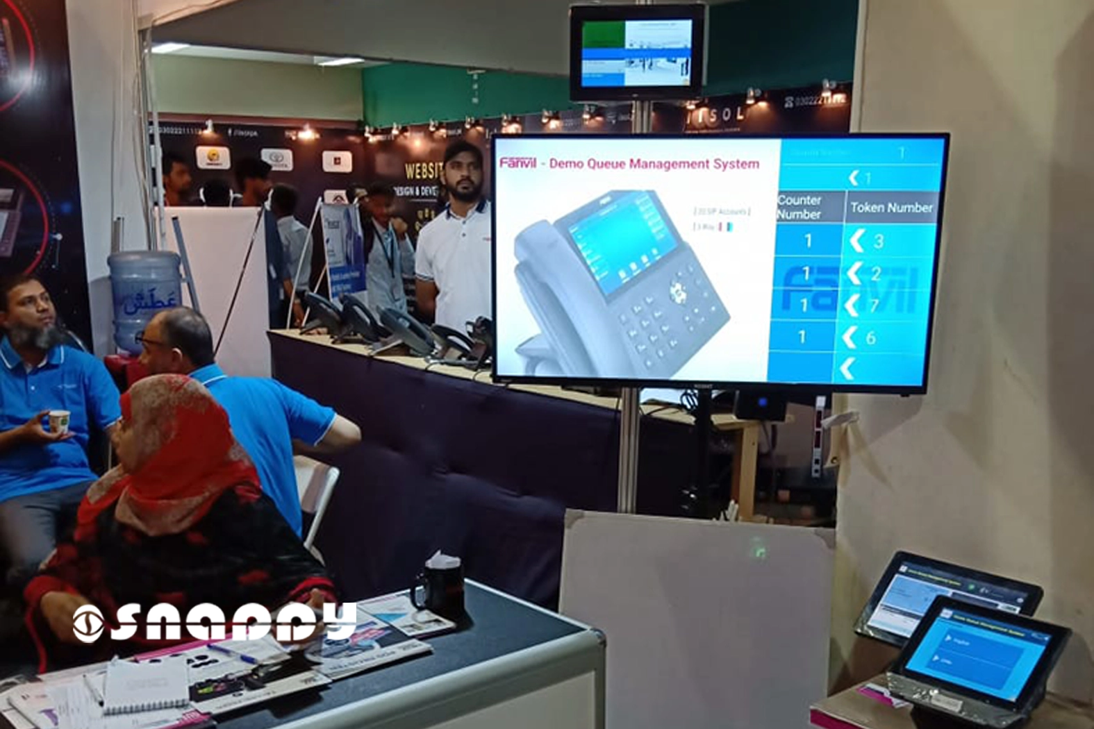 Top security and IT solutions by Snappy showcased at ITCN Asia Karachi.