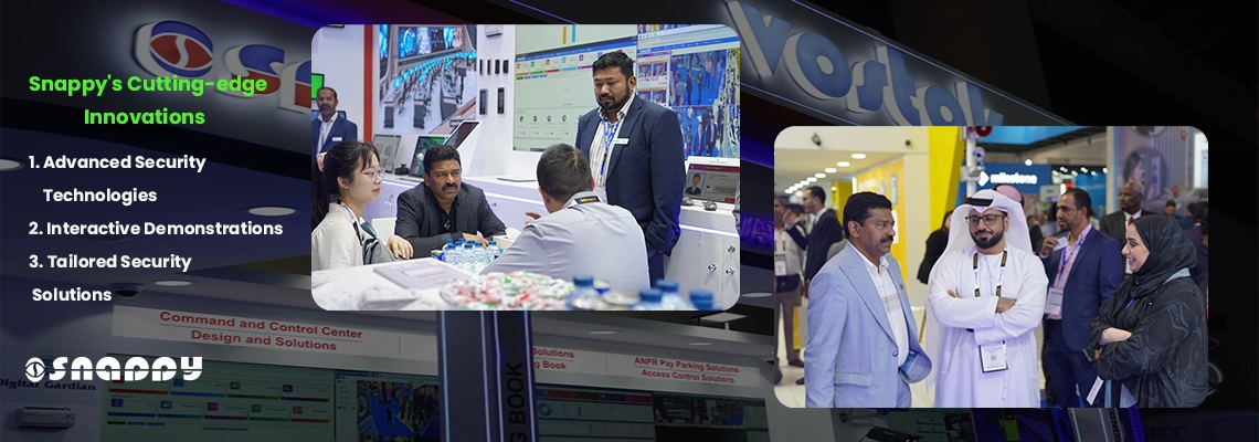 Snappy Security Tech showcases cutting-edge security solutions at INTERSEC 2024, Dubai World Trade Centre, Stand S1-H09.