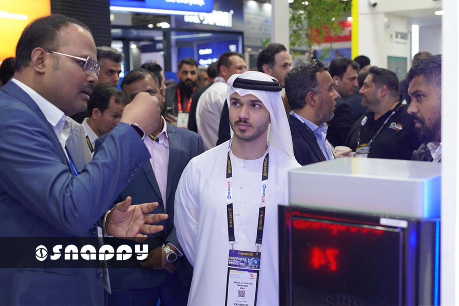 Snappy Security Tech unveils its latest security technology at INTERSEC 2024, Dubai World Trade Centre.